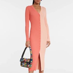 Staud | Shoko Sweater Dress | S | Pink